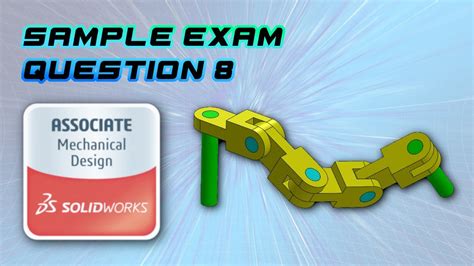 Solidworks Cswa Sample Exam How To Solve Question 8 Youtube