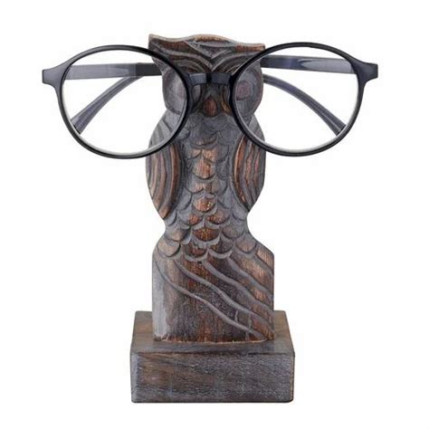 Wooden Owl Glasses Holder Stand at Rs 250/piece | Ghatkopar East ...