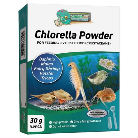 Chlorella powder for Feeding Crustaceans - GreenWaterFarm