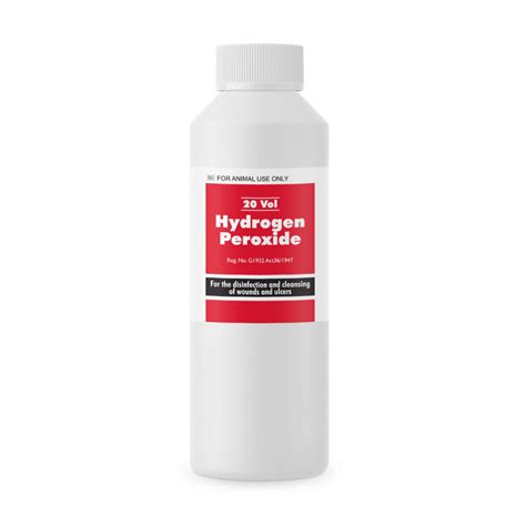 Hydrogen Peroxide 500ml 20 Volume Vet Products Online