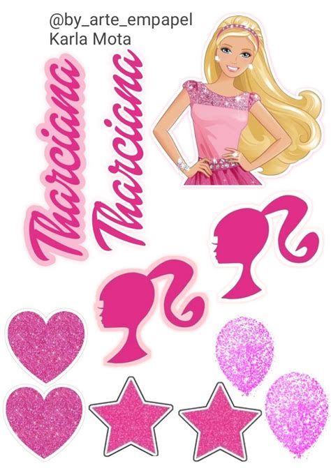 Barbie The Princess Stickers Are Pink And Have Glitter Stars Hearts