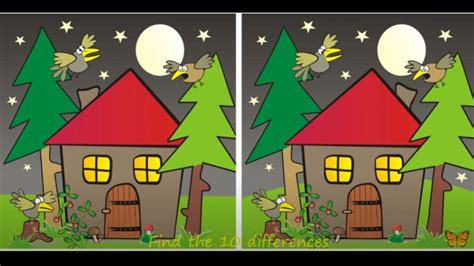 Brain Teaser Can You Spot 10 Differences Between These Two Pictures In