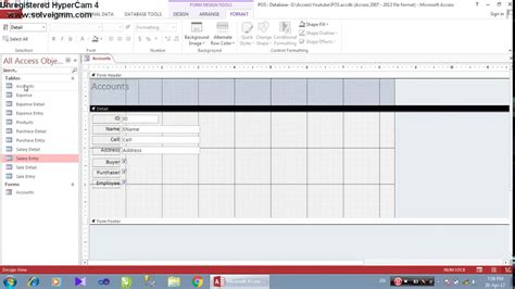 Point Of Sale Complete Database In Ms Access With Relational Database