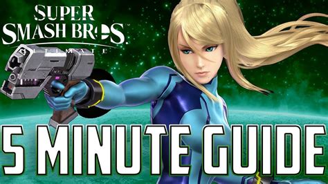 Minute Guide Zero Suit Samus Super Smash Bros Ultimate Tutorial