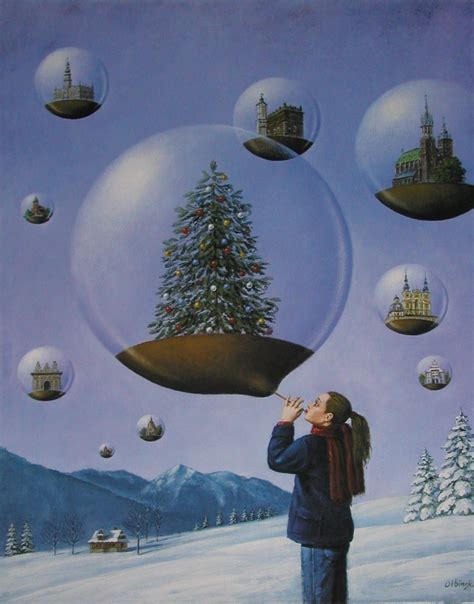 Rafal Olbinski Surrealism Painting Pop Surrealism Magritte