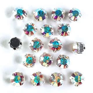 Jual Swarovski Payet Jahit Cangkang 6mm AB Kristal Shopee Indonesia