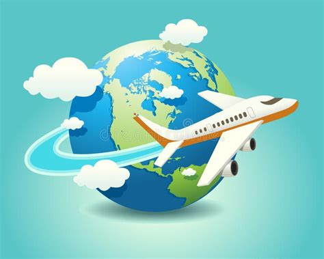 Airplane Travel stock vector. Illustration of artistic - 26300506 ...