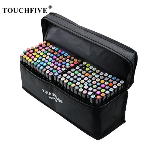 Touchfive Dual Tips Art Sketch Twin Marker Pens Colors