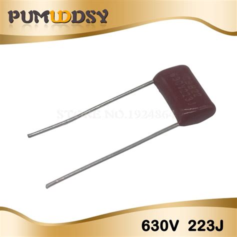 10Pcs 630V223J 22NF Pitch 10Mm 223 630V 0 022Uf Cbb Polypropyleen Film