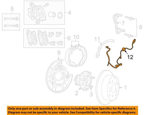 Buy Chrysler Oem Anti Lock Brakes Rear Speed Sensor 5105063ad In Duncanville Texas United