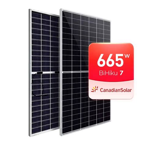 Canadian W Buying Bifacial Solar Panels Manufactured In China