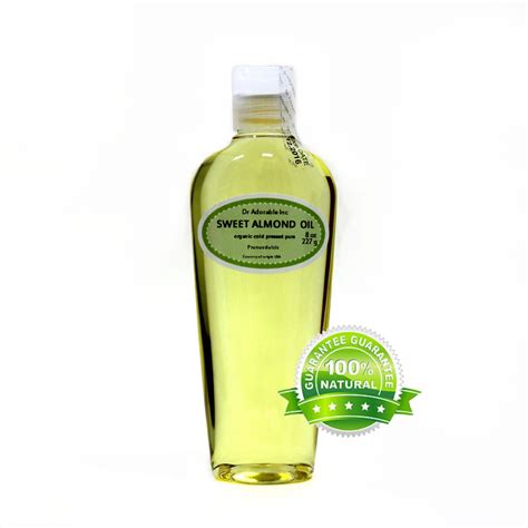 8 Oz Pure Organic Sweet Almond Oil 100 Pure