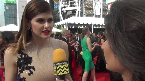 Alexandra Daddario Interview With AfterBuzz At The 66th Annual