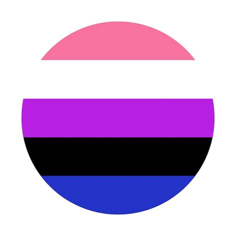 Premium Vector Genderfluid Pride Flag In Shape Lgbt Pride Flag In Shape