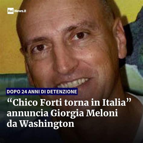 Meloni Meglio Di Mussolini Nella Vicenda Di Chico Forti Ma Pessima