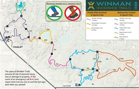 Snowshoe Trails - WinMan Trails