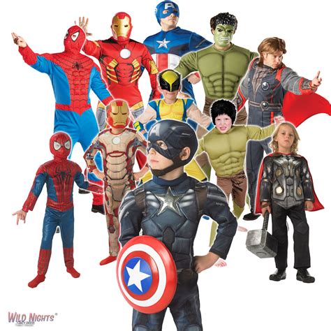 AMAZING MARVEL AVENGERS BOYS / MENS SUPER HERO FANCY DRESS COSTUMES | eBay