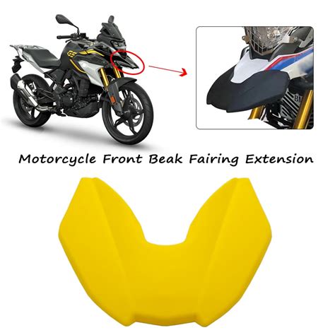 G310GS Front Nose Wing Tip Fairing Beak Guard Protector Black Yellow