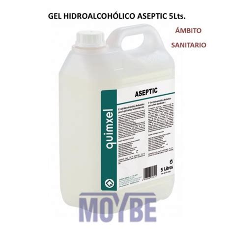 Gel Hidroalcoh Lico Antis Ptico Aseptic Litros