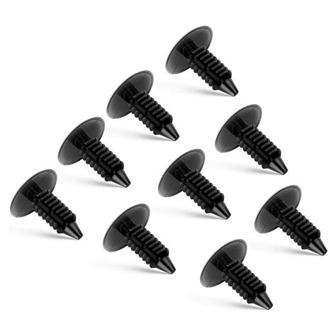 50x 8mm Bumper Clips Auto Car Hole Plastic Rivets Fastener Fender Push Pin New Ebay