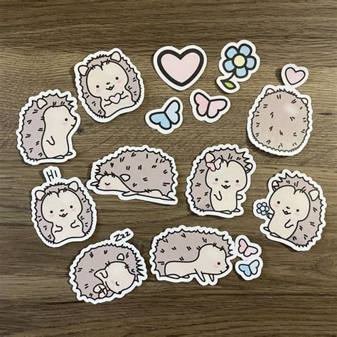 Kawaii Hedgehog Etsy