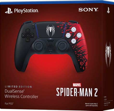 PS5 DualSense Wireless Controller Marvels Spider Man 2 Limited Edition