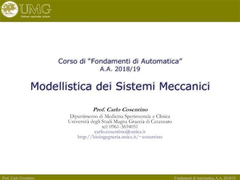 Pdf Modellistica Dei Sistemi Meccanici Unina Itwpage Unina It