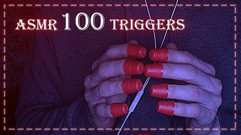 АСМР 😱 100 ТРИГГЕРОВ ЗА 1 МИНУТУ Asmr 🤐 100 Triggers In 1 Minute