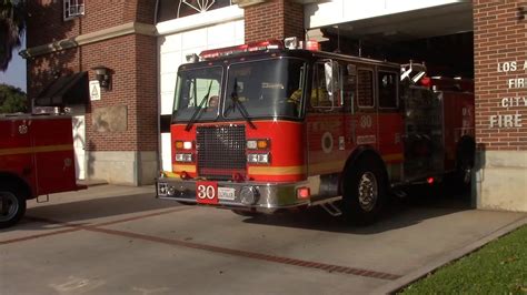 LACoFD Engine 30 Responding YouTube