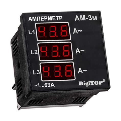 Амперметр щитовой трехфазный 380 в АМ-3м DigiTOP : купить по цене 3480 ...