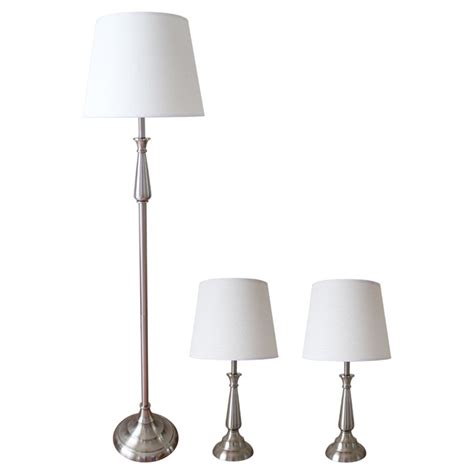 Lux 3 Lamp Set Satin Nickel Finish Ls Mt855set Rona