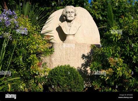 Statue Of The 19th Century French Novelist Alphonse Daudet 1840 1897