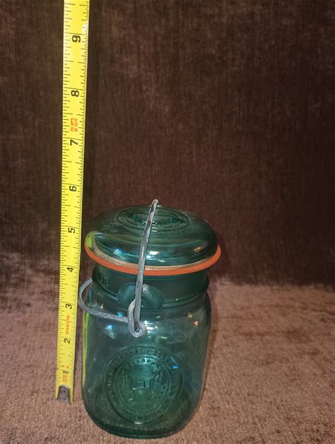 Vintage Blue Ball Mason Jar Centennial 1976 Quick Seal Lid Etsy