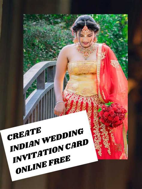 Create Indian Wedding Invitation Card Online Free Crafty Art Graphic