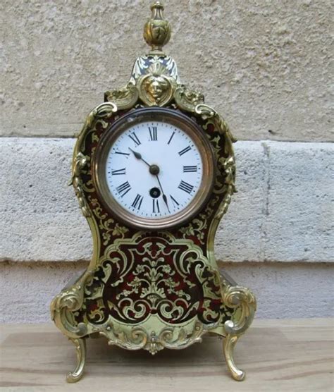 HORLOGE PENDULE CARTEL marqueterie Boulle 19ème siècle Napoléon iii EUR