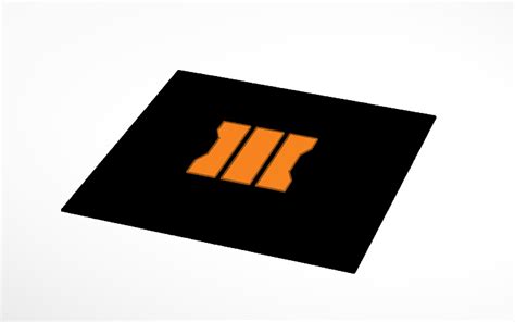 3d Design Black Ops 3 Logo Tinkercad