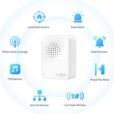 TP Link Tapo H100 Smart IoT Hub With Chime Discomp