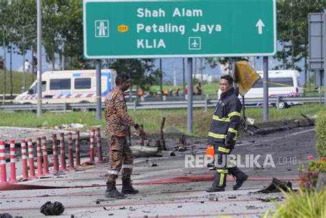 Lokasi Kecelakaan Pesawat Jatuh Di Selangor Republika Online