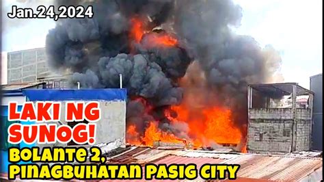 Laki Ng Sunog Sa Pinagbuhatan Pasig San Agustin Bolante Palatiw