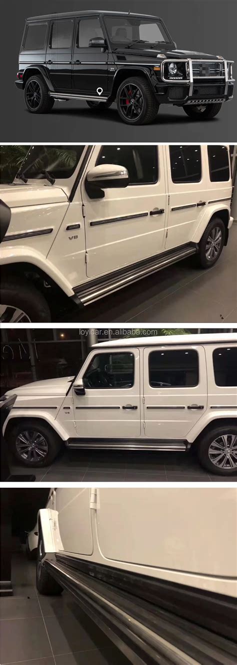 Wholesale Body Parts Car Side Steps Running Boards For Mercedes Benz G Class G500 G55 G65 G63