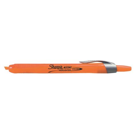 Highlighter Sharpie Accent Retractable Orange Skout Office