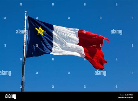 Acadian Flag High Resolution Stock Photography And Images Alamy