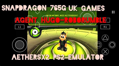 Agent Hugo RoboRumble Aethersx2 PS2 Emulator Android Snapdragon