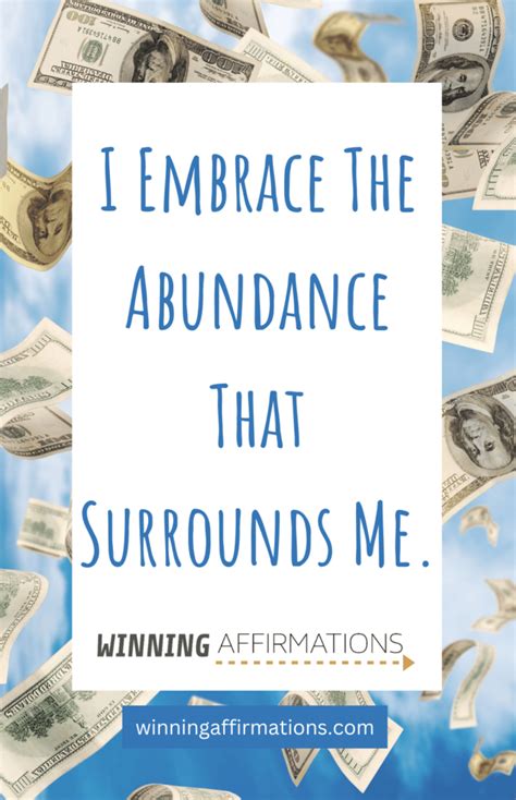 Affirmations For Abundance - Winning Affirmations