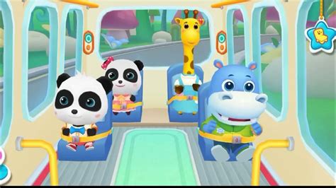 Baby Bus School Baby Panda Baby Bus Beautiful Video Youtube