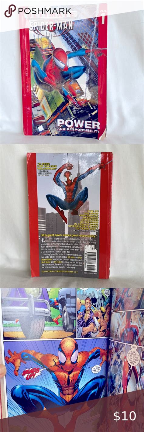 Ultimate Spider Man Power Responsibility Comic Book Very Good