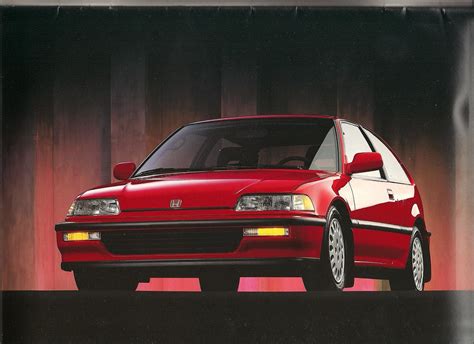 Brochure Civic Crx Et Moins Club Civic Quebec