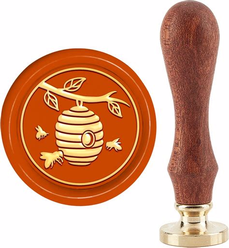 Amazon CRASPIRE Honeycomb Wax Seal Stamp Bee Hive Sealing Stamp