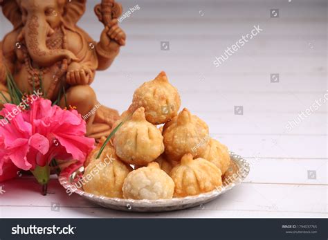 Ganesh Puja Sweet Modak Food Offered Stock Photo Shutterstock