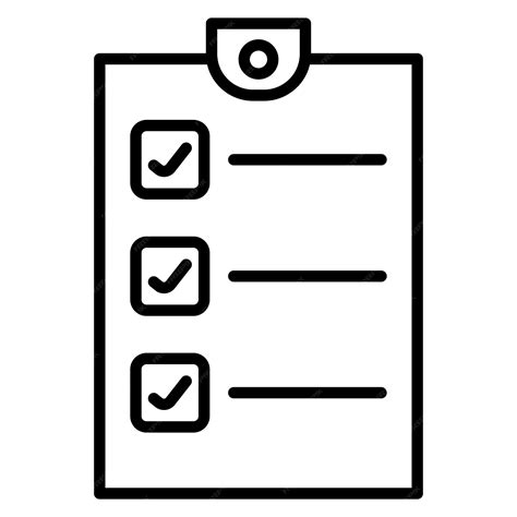 Premium Vector Checklist Icon